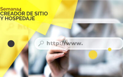 Semana 4 – Creador de sitios y hospedaje