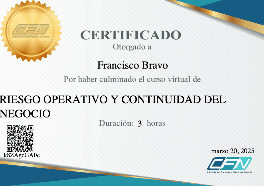RIESGO OPERATIVO Y CONTINUIDAD DEL<br />
NEGOCIO