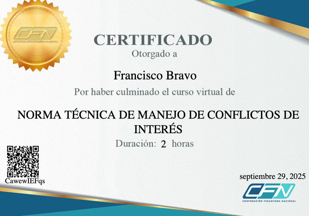 NORMA TÉCNICA DE MANEJO DE CONFLICTOS DE<br />
INTERÉS